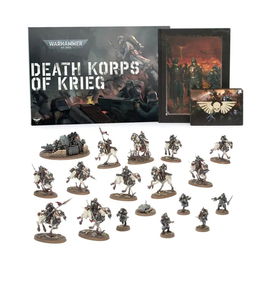 Warhammer 40k Death Korps of Krieg miniatures from Astra Militarum Army Set with book