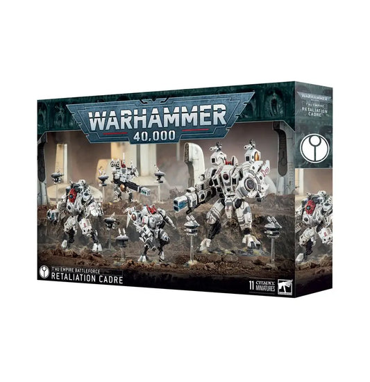 Warhammer 40k T’au Empire Retaliation Cadre miniatures box set for T’au Empire Commander