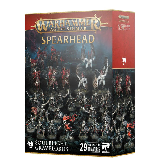 Warhammer Age of Sigmar Spearhead box set with Soulblight Gravelords miniatures