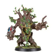 Fantastical Gnome Treeman with gnarled branches for Blood Bowl trading cards