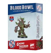 Miniature figurine of a fierce Gnome Treeman from Warhammer Blood Bowl collectibles