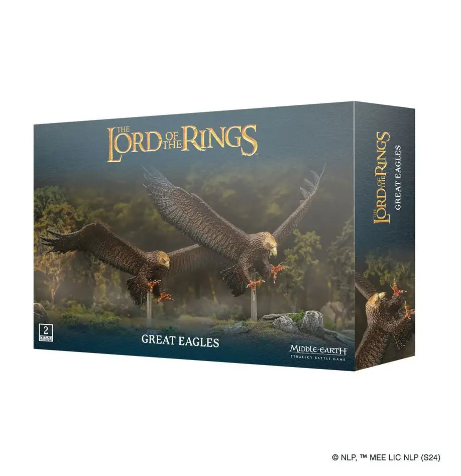 Warhammer Middle-earth Great Eagles box featuring two flying eagle models