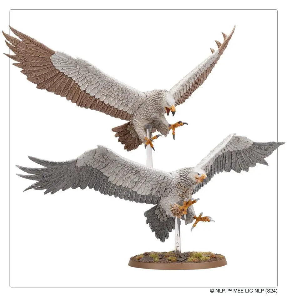 Two Great Eagles displayed from Warhammer: MIDDLE EARTH by Middle-earth Enterprises