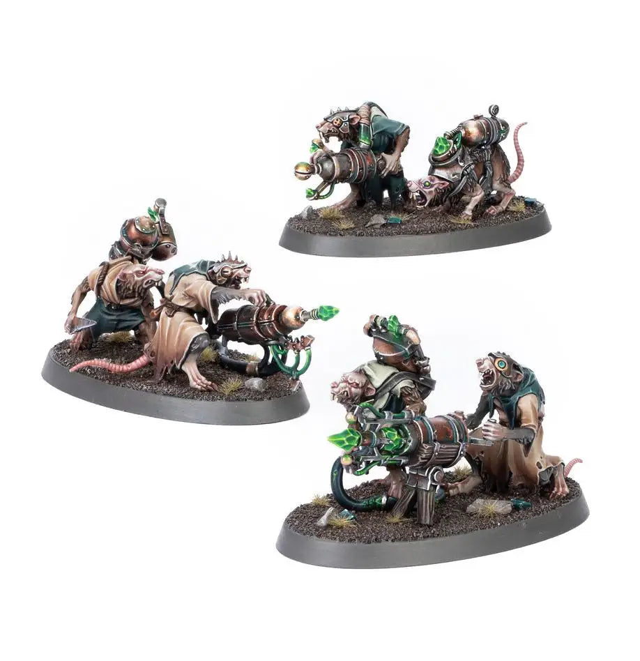 Mutant rat-like creatures with glowing green weapons for Warplock Jezzail teams