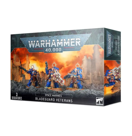 Warhammer 40,000 Bladeguard Veterans miniature set for Space Marines gaming