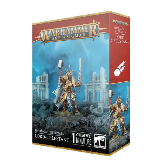 Warhammer Age of Sigmar STORMCAST ETERNALS LORD-CELESTANT game box with armored figures