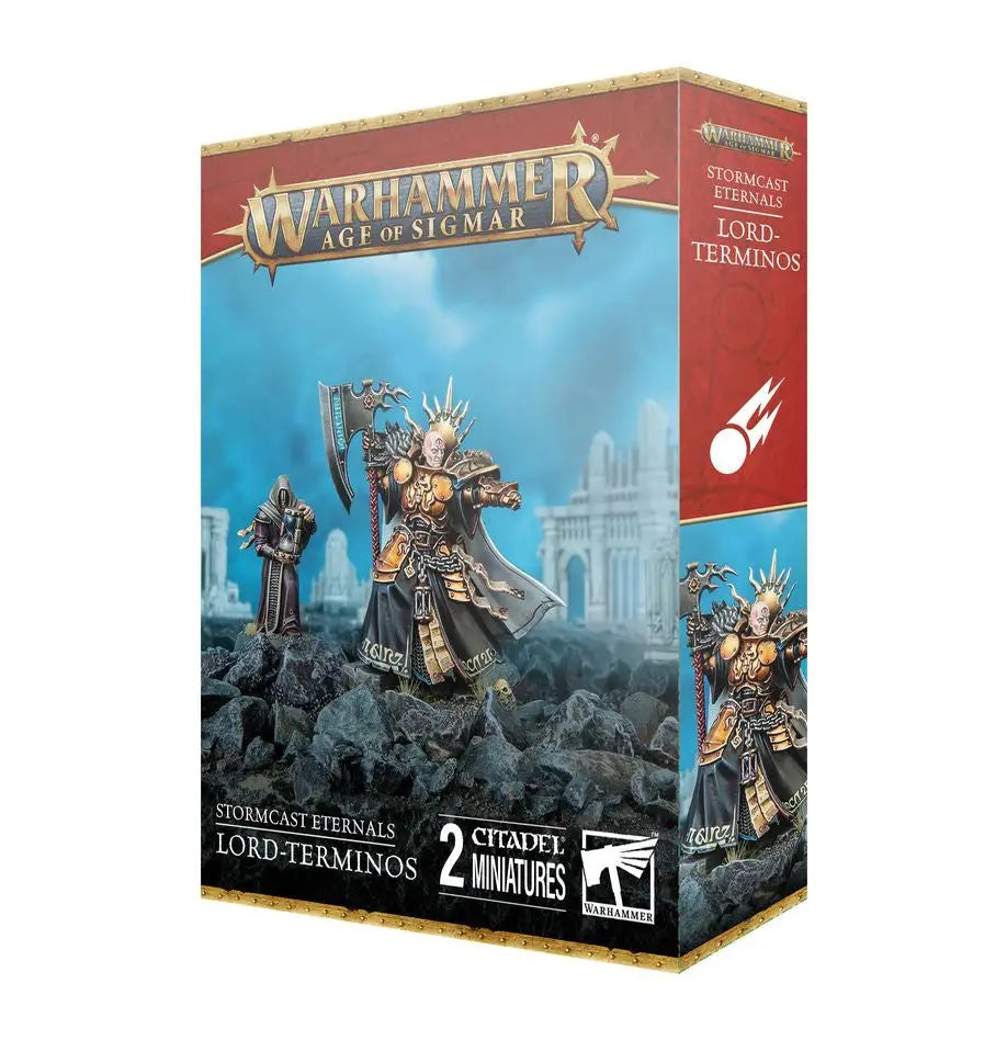 Warhammer Age of Sigmar Lord-Terminus box showcasing Stormcast Eternals and Ruination Chamber art