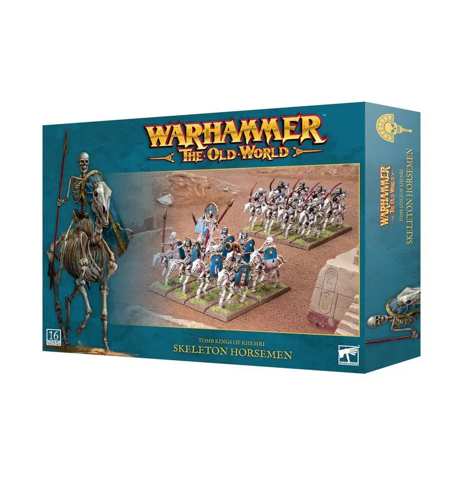 Box of Warhammer Tomb Kings of Khemri Skeleton Horsemen miniatures and horse archers