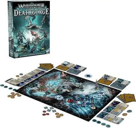 Warhammer Underworlds Deathgorge Miniatures Game featuring Rivals Decks and gameplay