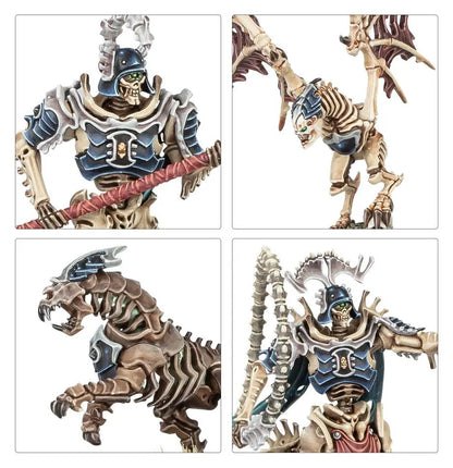 Skeletal warrior in blue armor from Ossiarch Bonereapers Teratic Cohort