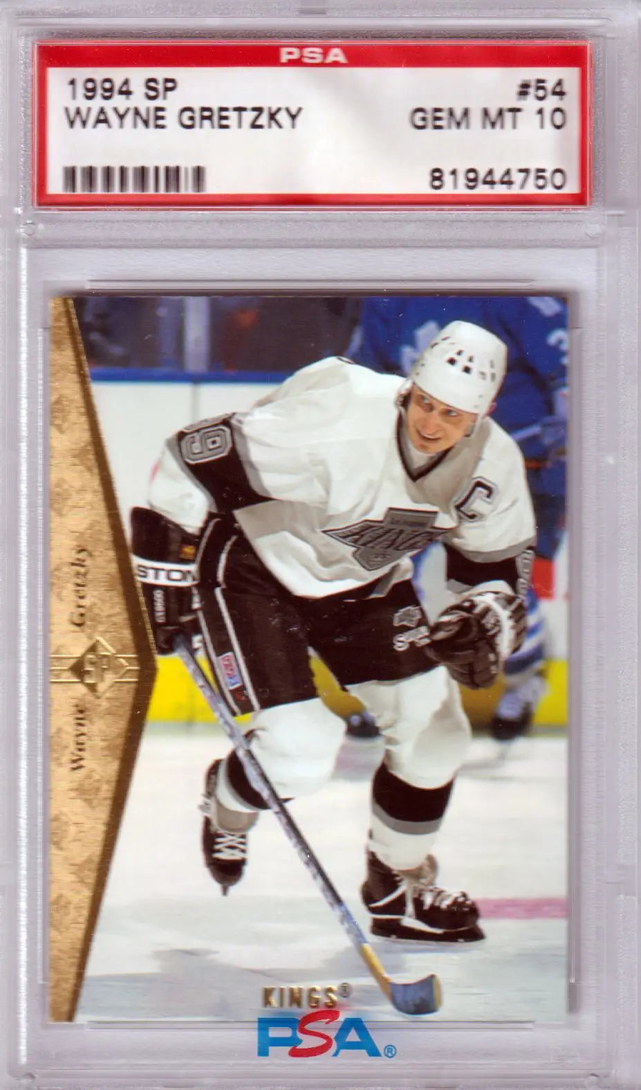 Wayne Gretzky 1994-95 Upper Deck SP #54 PSA 10 GEM MINT trading card from Columbia Hobby