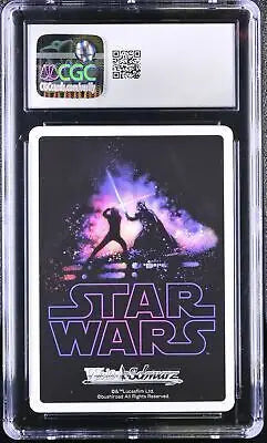 CGC-graded Weiss Schwarz Star Wars Rey #S49-124 Japanese PR Card in mint condition