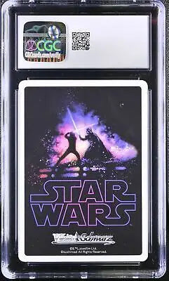 Graded Weiss Schwarz Supreme Leader Snoke #S49-061 Japanese CGC 10 STAR WARS trading card