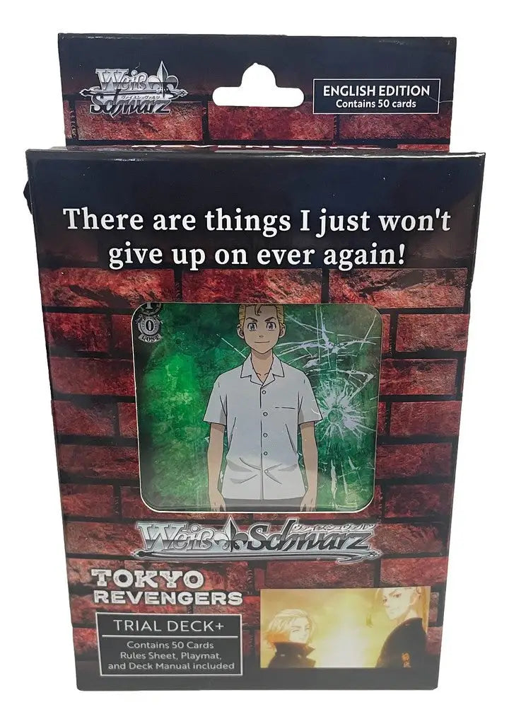 WEISS SCHWARZ Trading Card Game Trial Deck Box featuring Tokyo Revengers anime character