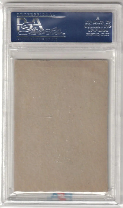 PSA grading slab with a blank card for WHITEY FORD 1962 single cards from Columbia Hobby