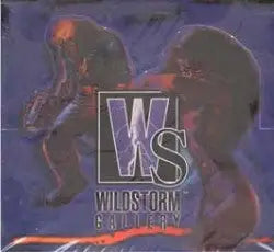 Album cover for Wildstorm Gallery features a dark figure for trading cards collection