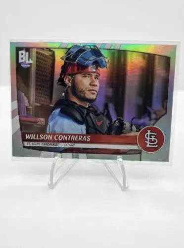 Willson Contreras 2023 Topps Big League Silver Rainbow Foil Card #237 Cardinals