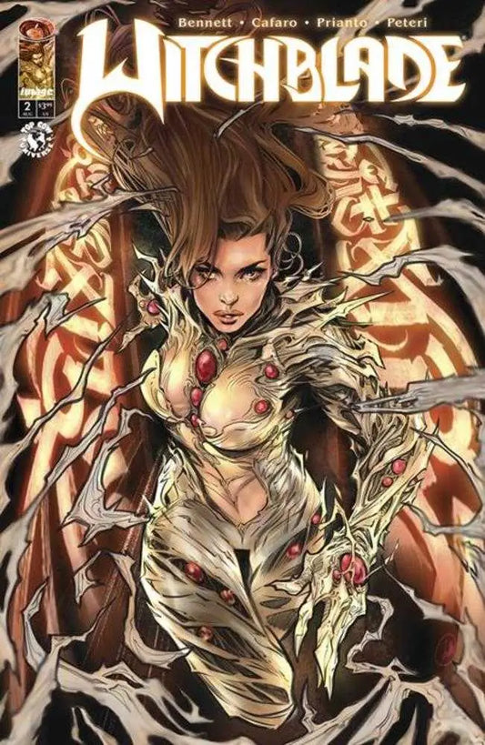 Witchblade #2 Cover B Joelle Jones Variant featuring a warrior with glowing energy effects