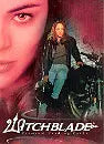 Witchblade Season One promo card featuring woman in leather jacket and long dark hair