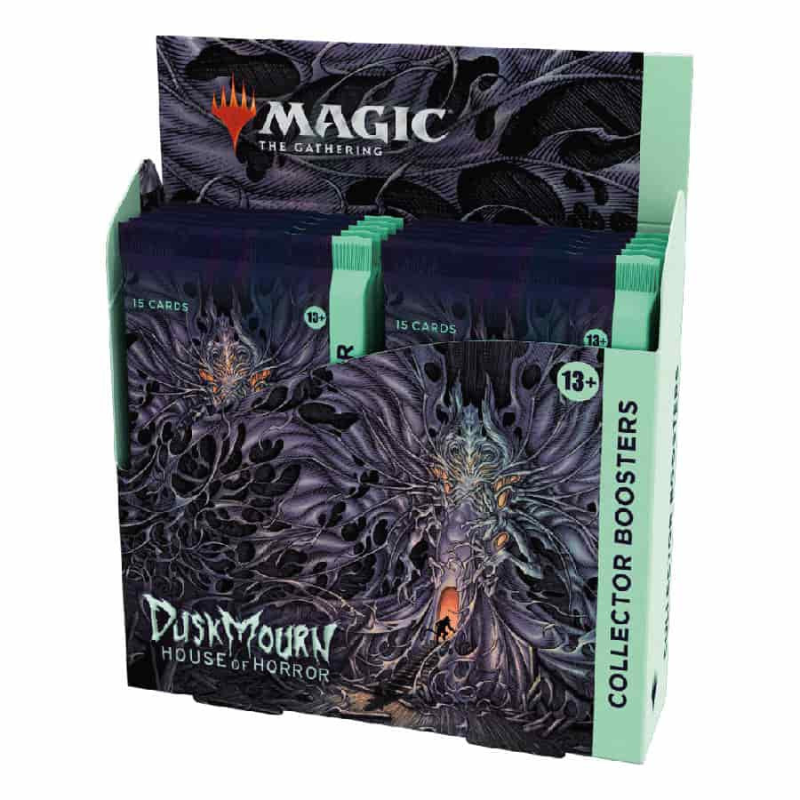 Magic The Gathering Duskmourn House of Horror Collector Box with Innistrad Dark Ascension collector boosters