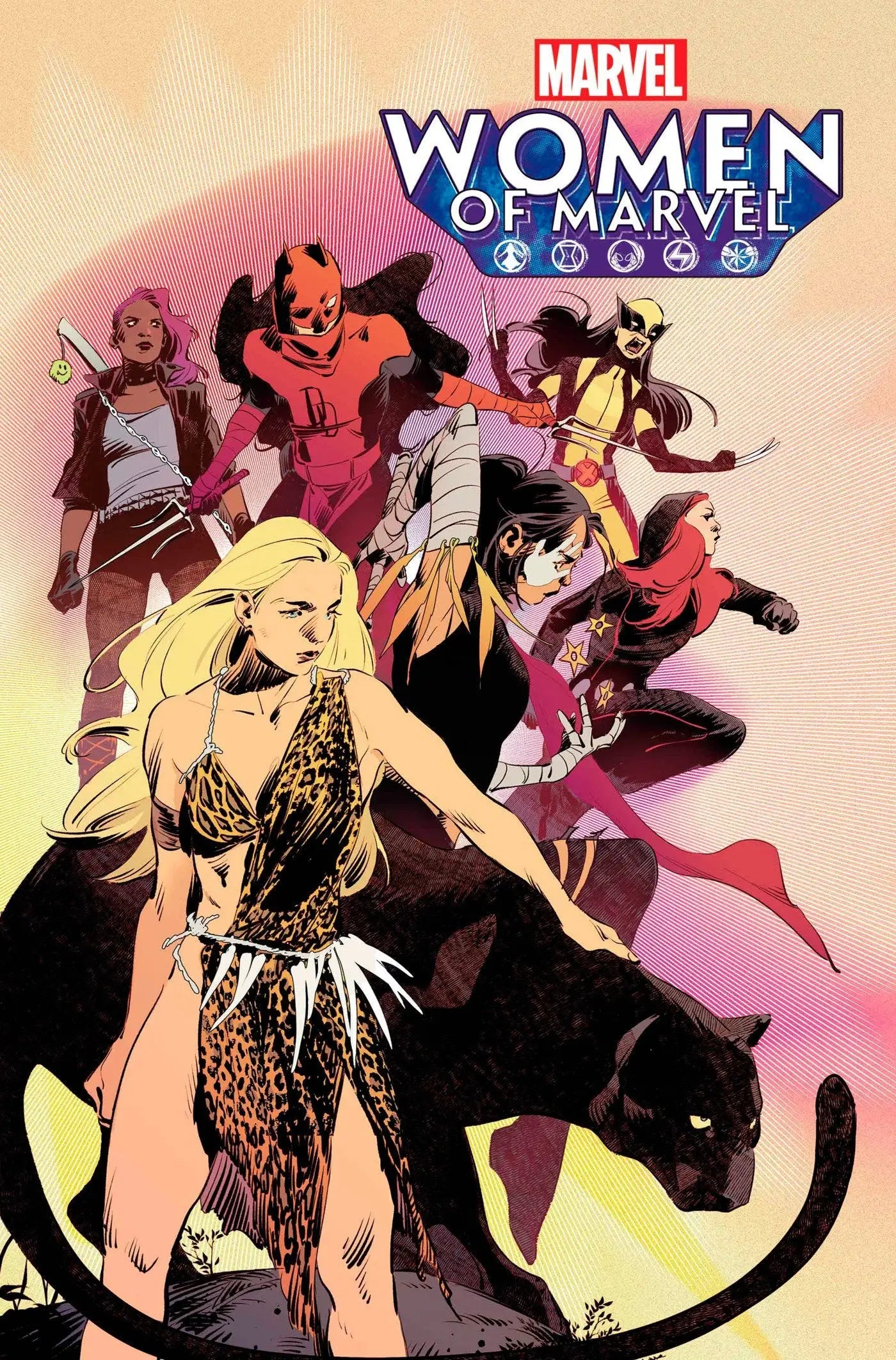 Marvel Women of Marvel comic book cover from Women Of Marvel: She-Devils #1 featuring superheroes