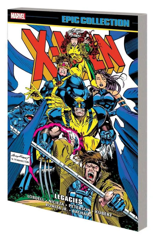 X-Men Epic Collection Legacies TPB cover featuring Uncanny X-Men in action poses