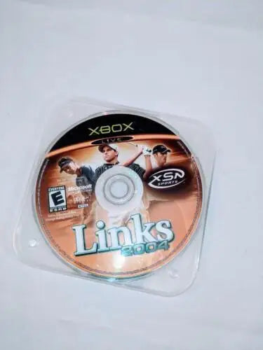 Xbox Links 2004 golf game disc only, tested and displayed in a clear sleeve