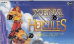 Factory sealed Xena & Hercules Animated Adventures trading card box UK Edition