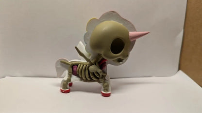 Skeletal unicorn toy from XXRAY Stellina Unicorno by Tokidoki x Jason Freeny