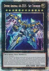 Robotic angelic figure with wings in YGO Divine Arsenal Starlight Rare card image