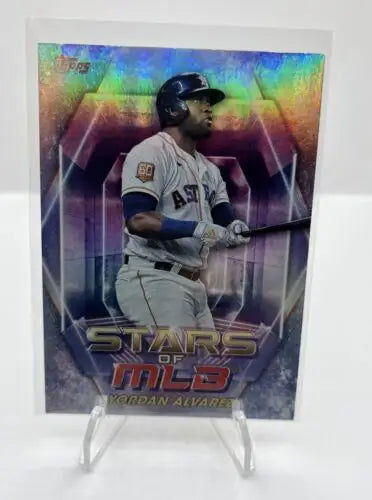 Yordan Alvarez Houston Astros Topps Chrome Stars of MLB baseball card #SMLBC-45