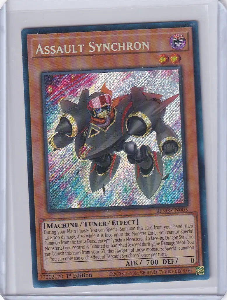 Assault Synchron card from YuGiOh Battles of Legend Monstrous Revenge Assault set