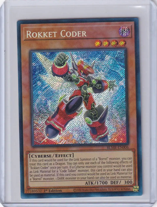 Yu-Gi-Oh Battles of Legend Monstrous Revenge Rokket Coder trading card image