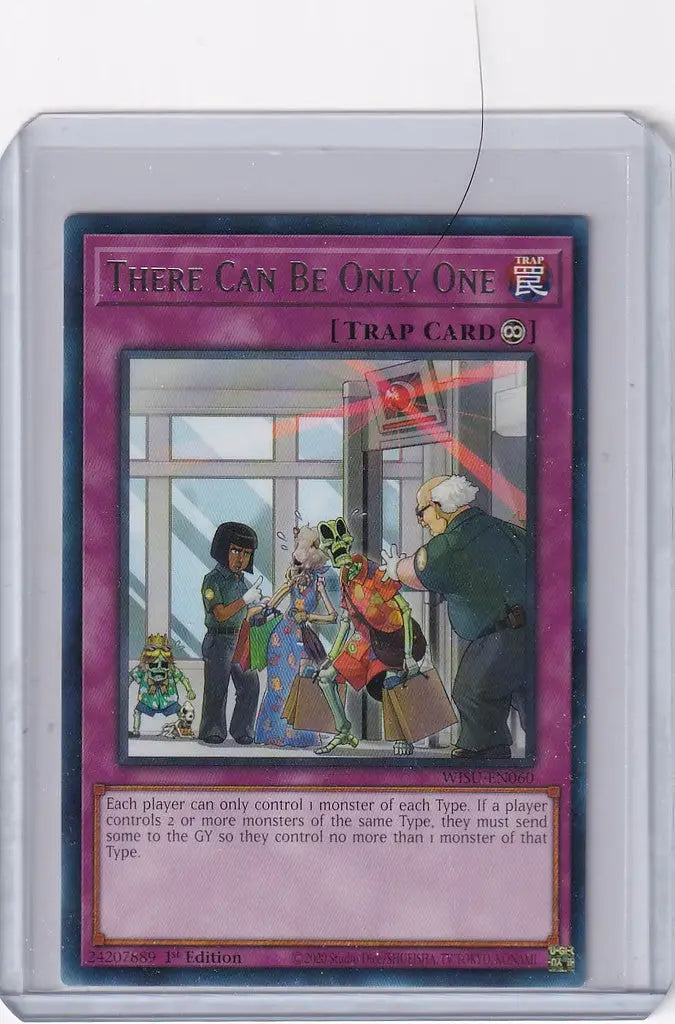 Yu-Gi-Oh! Wild Survivors card featuring multiple characters in a doorway scene