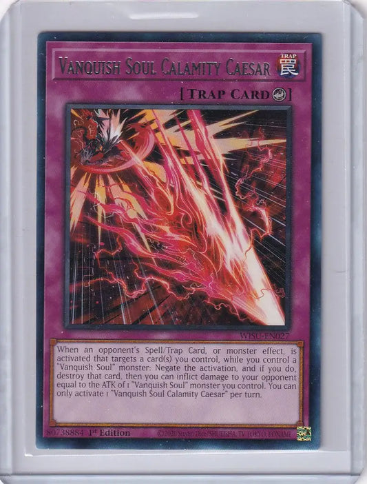 Trading card of YuGiOh Wild Survivors featuring explosive red and orange energy design