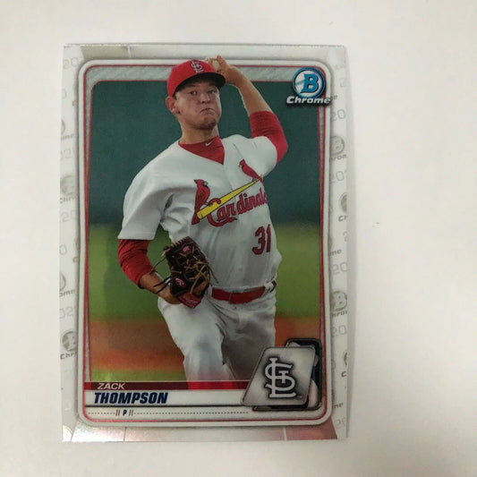 Zack Thompson 2020 Bowman Chrome #BCP-6 St. Louis Cardinals MLB Baseball Card