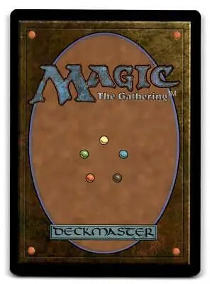 Magic: The Gathering card back for Zendikar Rising trading cards featuring Plains