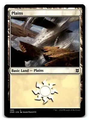 Zendikar Rising #380 Plains Magic: The Gathering trading card for collectors