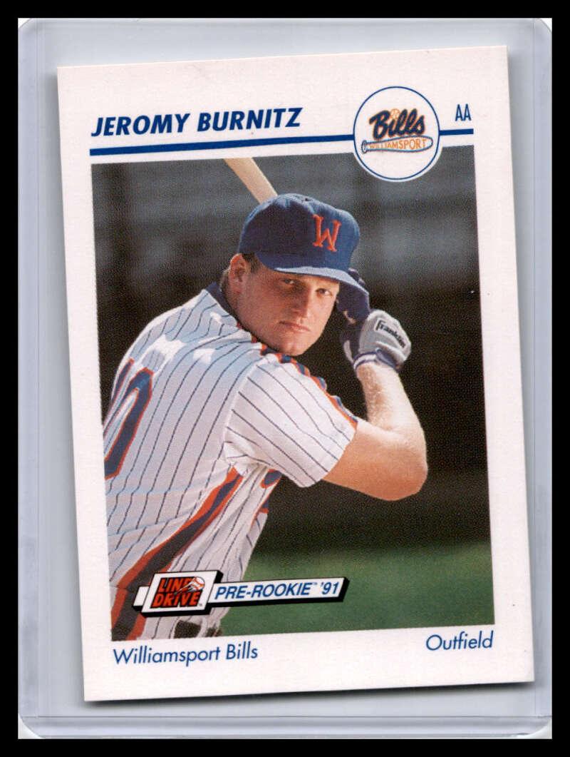 1991 Line Drive AA #627 Jeromy Burnitz NM-MT Baseball Card - TradingCardsMarketplace.com