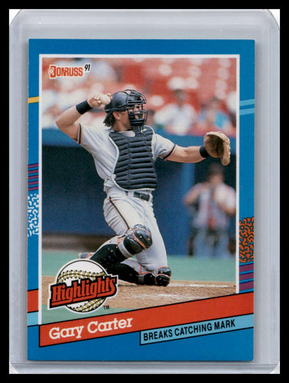 1991 Donruss #BC-8b Gary Carter NM-MT San Francisco Giants Baseball Card - TradingCardsMarketplace.com