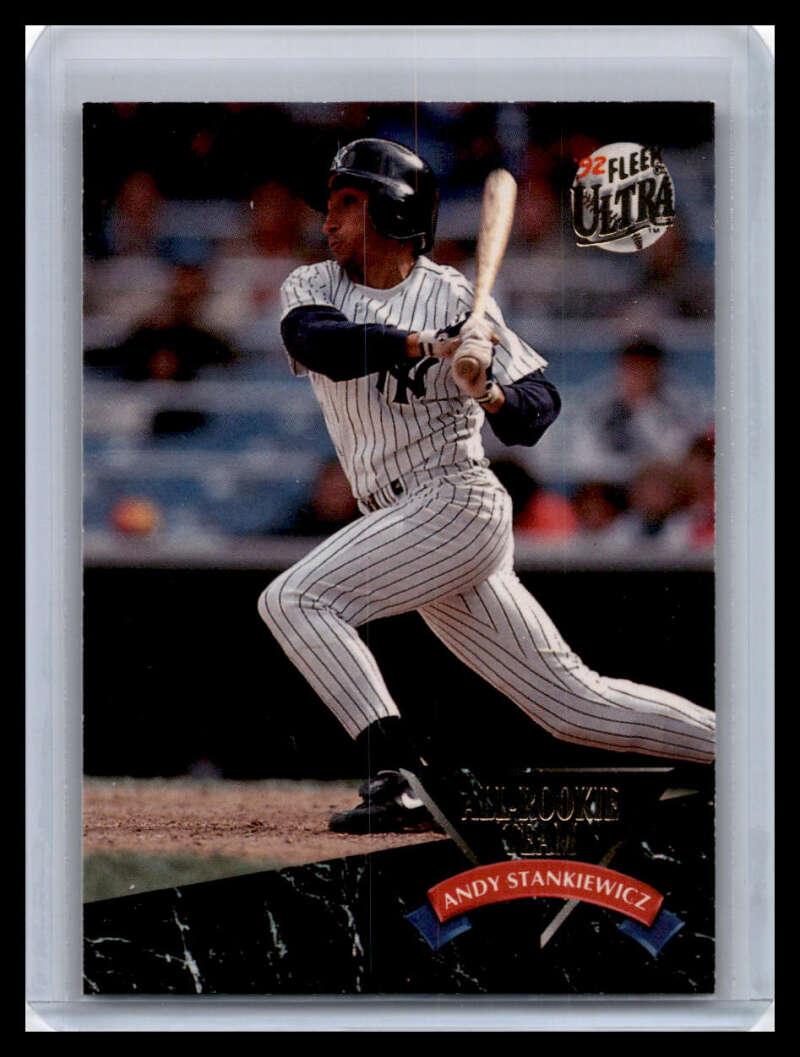 1992 Ultra #2 Andy Stankiewicz NM-MT New York Yankees Baseball Card - TradingCardsMarketplace.com
