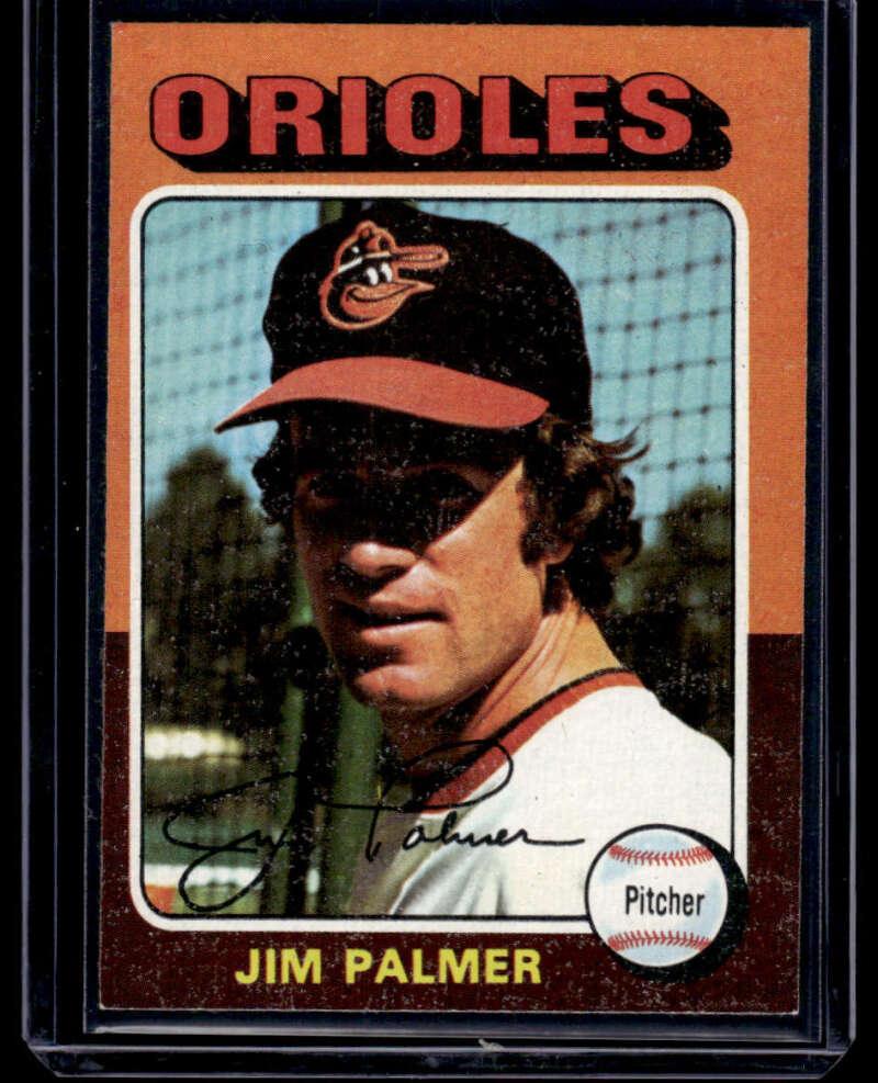 1975 Topps #335 Jim Palmer EX Baltimore Orioles Baseball Card - TradingCardsMarketplace.com