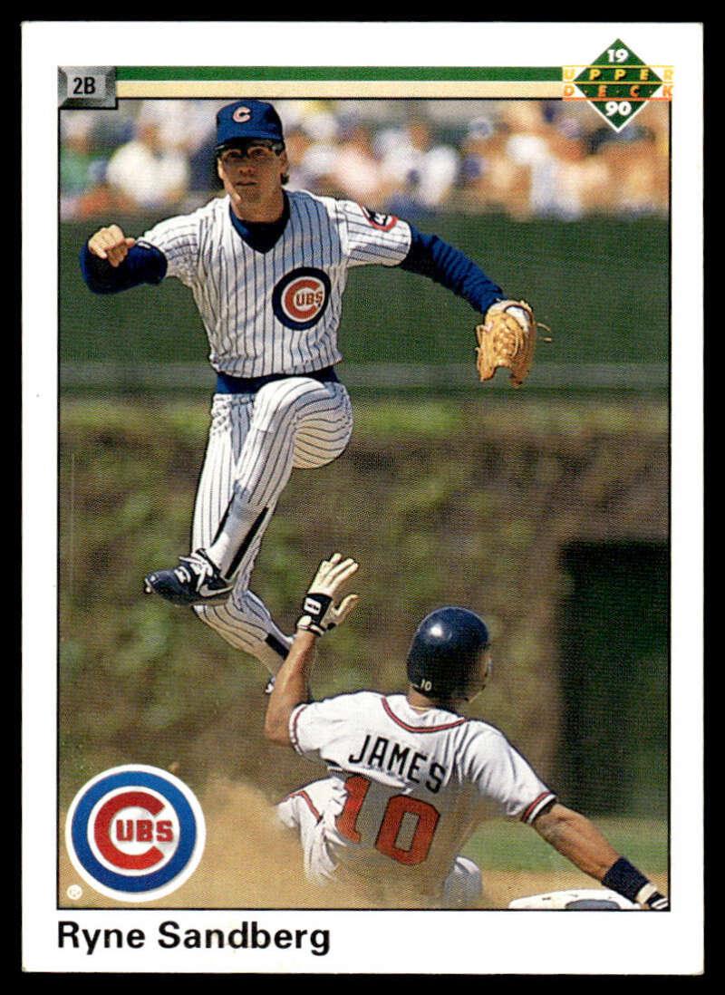 1990 Upper Deck #324 Ryne Sandberg EX Chicago Cubs Baseball Card - TradingCardsMarketplace.com
