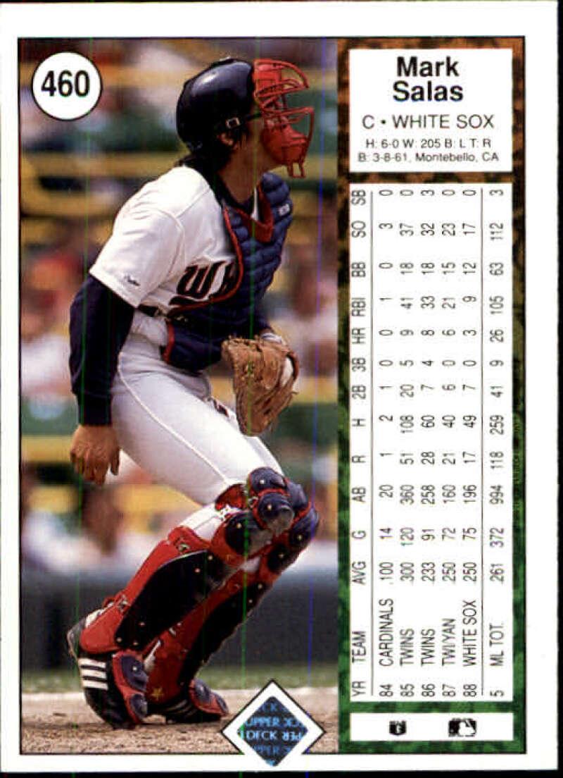 1989 Upper Deck #460 Mark Salas NM-MT Chicago White Sox Baseball Card - TradingCardsMarketplace.com