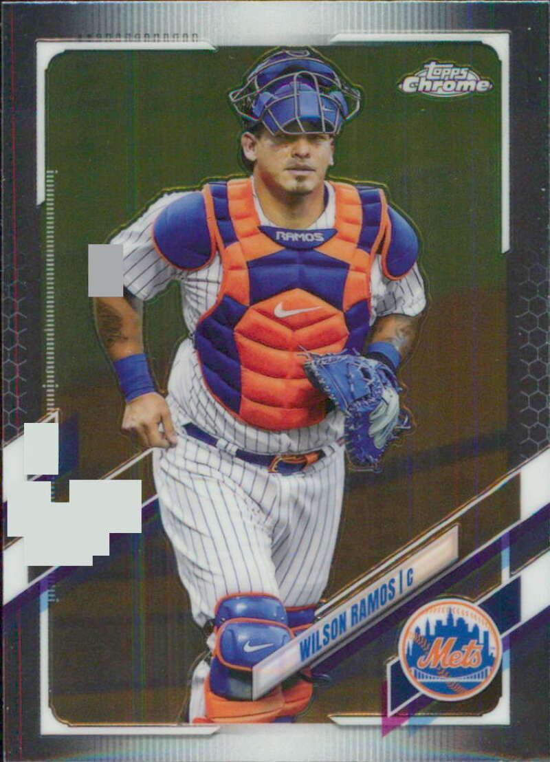 2021 Topps Chrome #197 Wilson Ramos NM-MT New York Mets Baseball Card - TradingCardsMarketplace.com