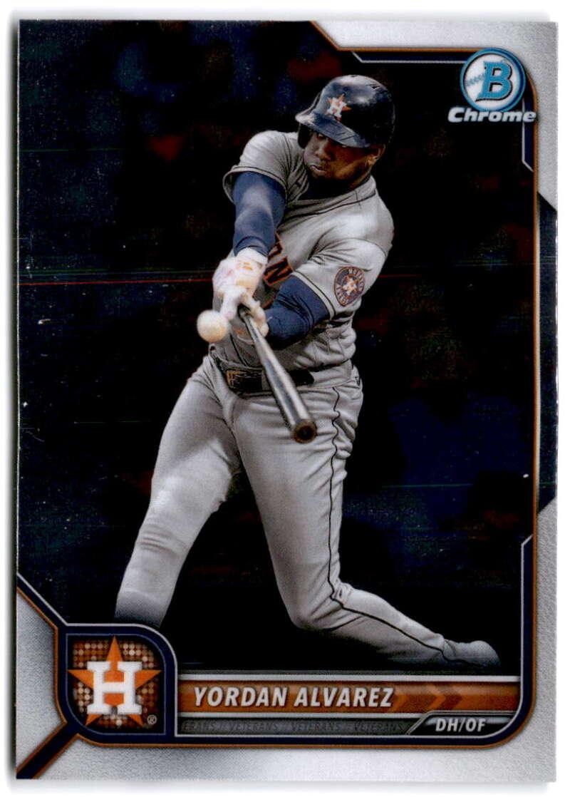 2022 Bowman Chrome #36 Yordan Alvarez NM-MT Houston Astros Baseball Card - TradingCardsMarketplace.com