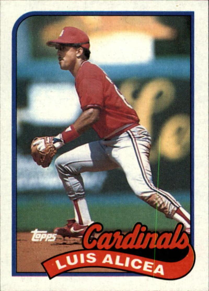 1989 Topps #588 Luis Alicea NM-MT RC Rookie St. Louis Cardinals Baseball Card - TradingCardsMarketplace.com