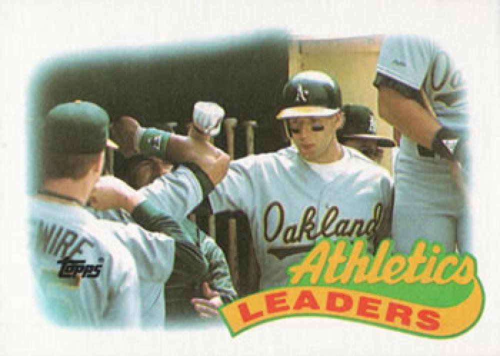 1989 Topps #639 Walt Weiss Oakland A's TL NM-MT Oakland Athletics Baseball Card - TradingCardsMarketplace.com
