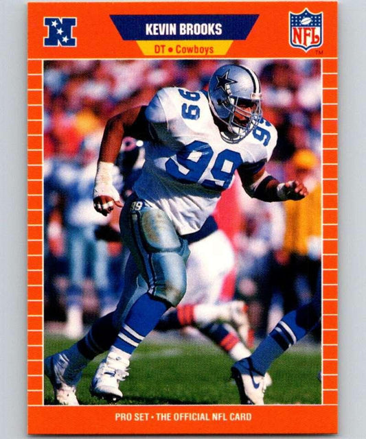 1989 Pro Set #88 Kevin Brooks NM-MT Dallas Cowboys Football Card - TradingCardsMarketplace.com