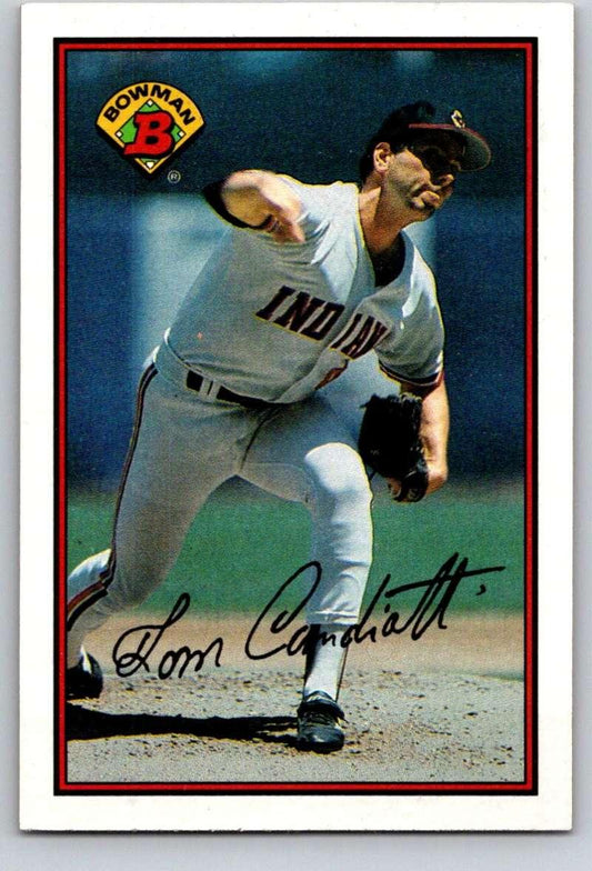 1989 Bowman #80 Tom Candiotti NM-MT Cleveland Indians Baseball Card - TradingCardsMarketplace.com